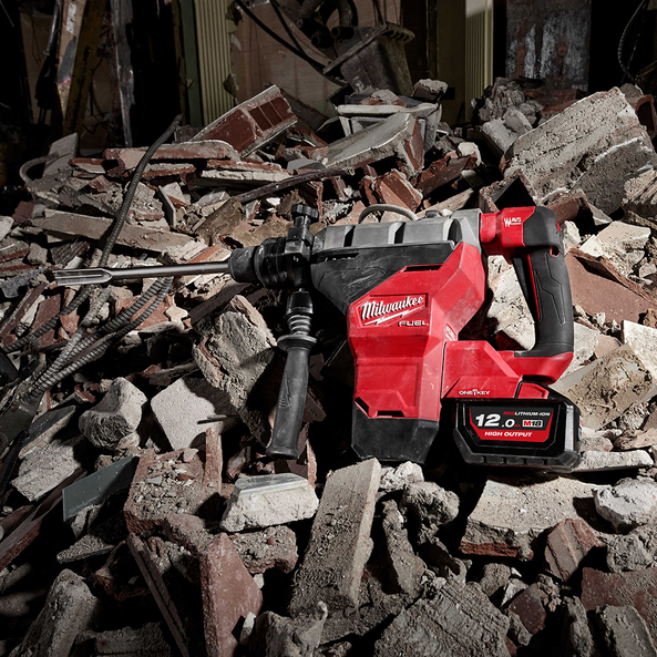 Milwaukee M18 FUEL 44mm SDS Max Rotary Hammer w ONE KEY Tool Only M18FHM 0 Milwaukee Tool NZ