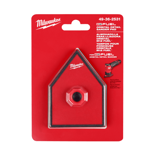 Milwaukee sanding sales pad