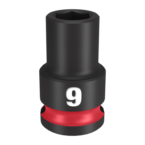 SHOCKWAVE™ 3/8" Drive 9mm Standard 6 Point Impact Socket, , hi-res