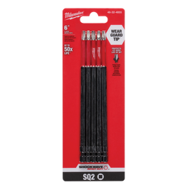 SHOCKWAVE&trade; Power Bit Square Recess #2 150mm (6&ldquo;) 5PK