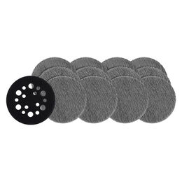 75mm (3") Assorted Grit Set POWERGRID™ H&L Mesh Sanding Discs 12PK + Pad Saver