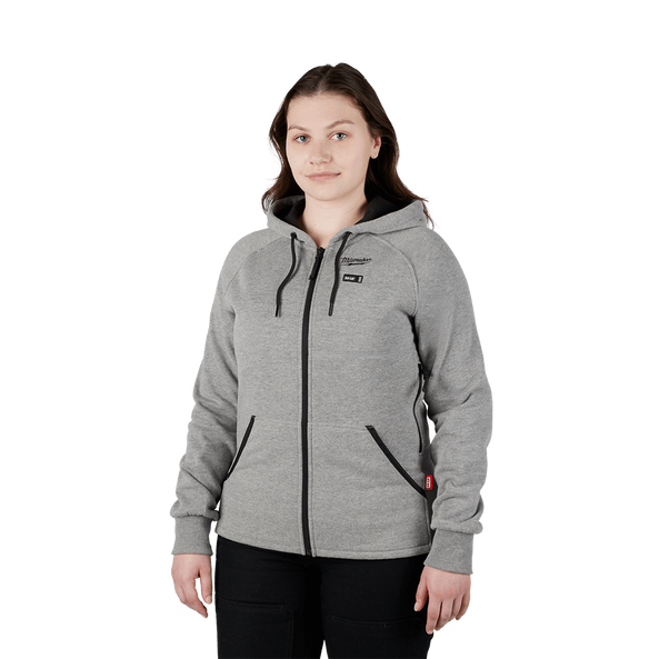 M12™ Women's Heated Hoodie Grey - S, Grey, hi-res