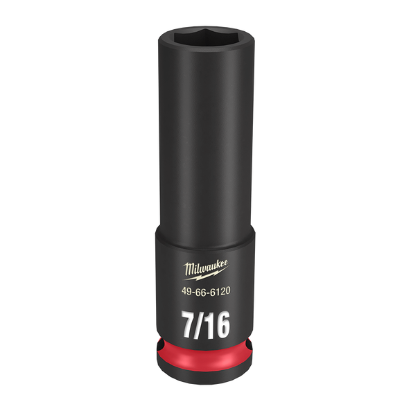 SHOCKWAVE™ 3/8" Drive 7/16" Deep 6 Point Impact Socket, , hi-res