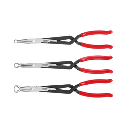 3pc Long Reach Hose Grip Pliers Set