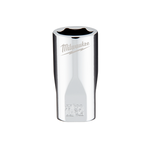 1/4" Drive 11/32" SAE 6-Point Socket, , hi-res