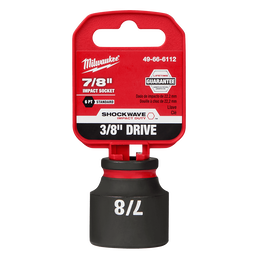 SHOCKWAVE™ 3/8" Drive 7/8" Standard 6 Point Impact Socket