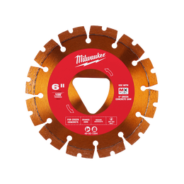 150mm (6") Green Concrete Diamond Blade - Orange