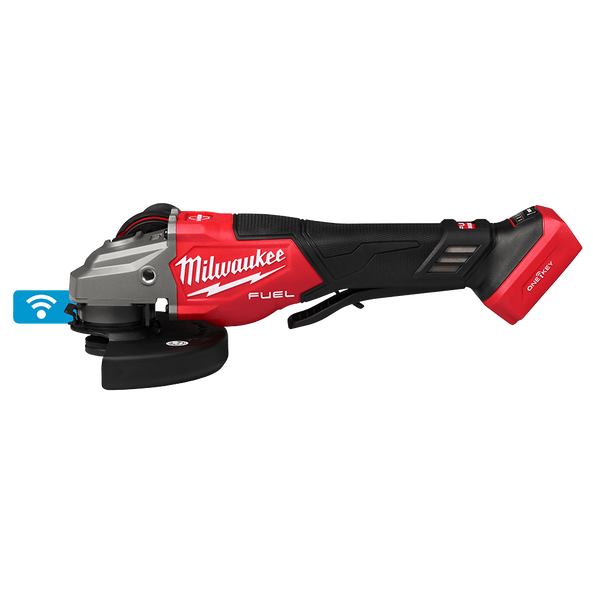 M18 FUEL™ ONE-KEY™ 125mm (5") High Speed Braking Angle Grinder with Deadman Paddle Switch (Tool Only), , hi-res