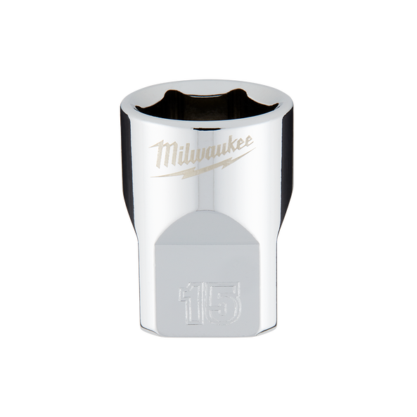 3/8" Drive 15mm Metric 6-Point Socket, , hi-res