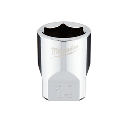1/4" Drive 14mm Metric 6-Point Socket