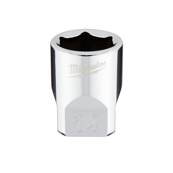 1/4" Drive 14mm Metric 6-Point Socket, , hi-res