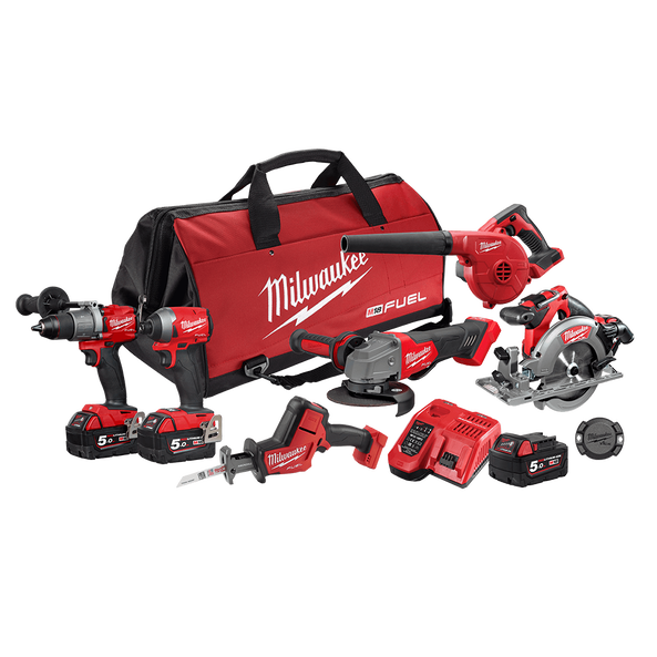 Milwaukee M18 FUEL 6 Piece Power Pack 6F2 M18FPP6F2 503B Milwaukee Tool NZ
