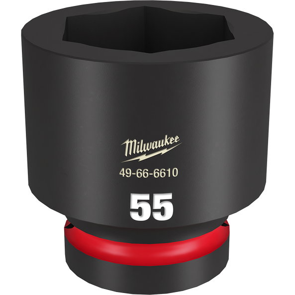 SHOCKWAVE™ 1" Drive 55mm Standard 6 Point Impact Socket, , hi-res