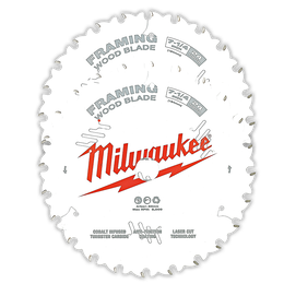 184mm (7-1/4") 24T Wood Circular Saw Blade Framing 2 Pack