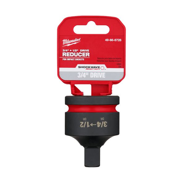 SHOCKWAVE™ 3/4" Drive to 1/2" Drive Impact Socket Reducer, , hi-res