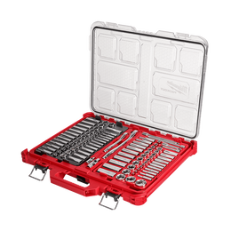 1/4" and 3/8" Drive 106 Piece Metric and SAE Ratchet and Socket Set with PACKOUT™