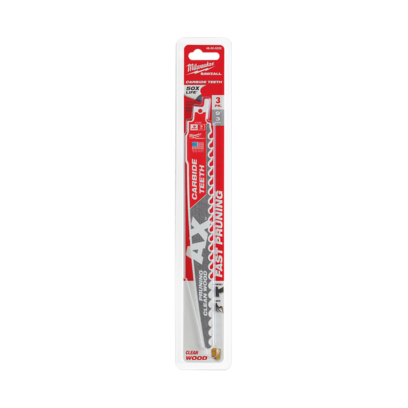 The AX™ With Carbide Teeth For Pruning And Clean Wood 225mm 3Pk, , hi-res