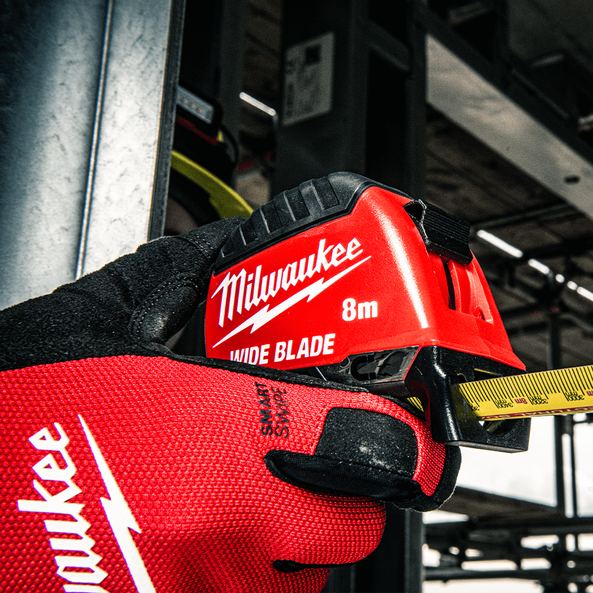 8M Wide Blade Magnetic Tape Measure, , hi-res