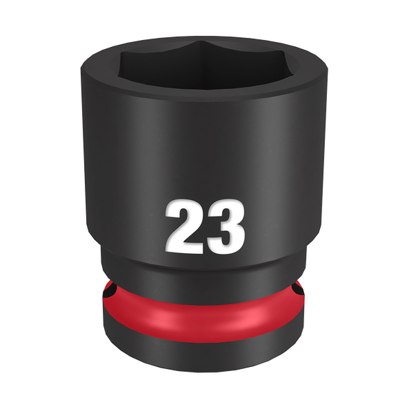 SHOCKWAVE™ 1/2" Drive 23mm Standard 6 Point Impact Socket, , hi-res