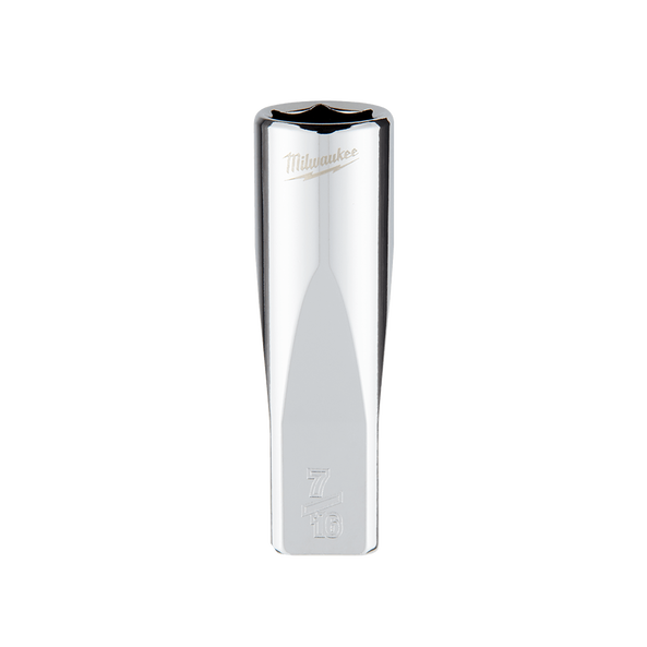 1/4" Drive 7/16" SAE 6-Point Deep Socket, , hi-res