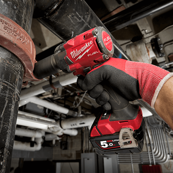 Milwaukee M18 FUEL 1 2 Compact Impact Wrench with Friction Ring Tool Only M18FIW2F12 0 Milwaukee Tool NZ