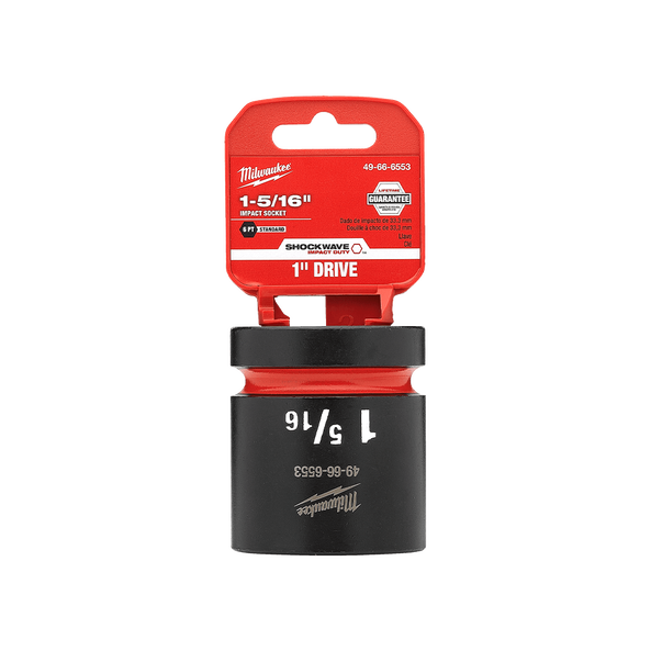 SHOCKWAVE™ 1" Drive 1-5/16" Standard 6 Point Impact Socket, , hi-res