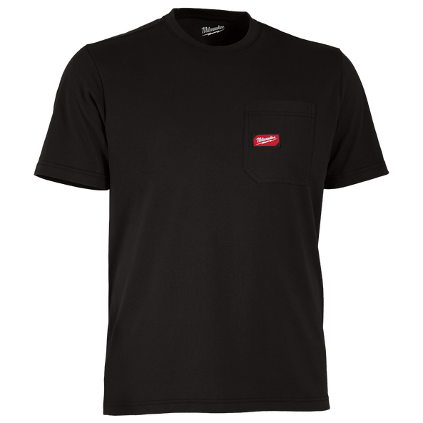 GRIDIRON Pocket Tee Short Sleeve Black - S, Black, hi-res