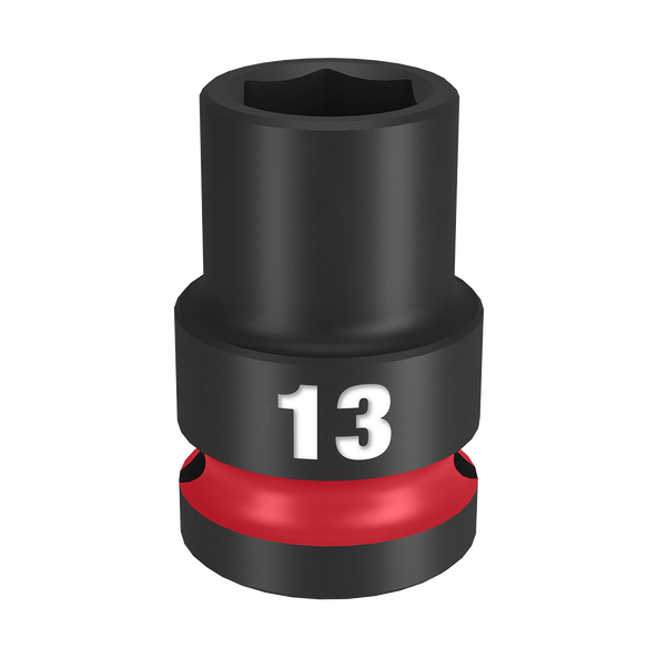SHOCKWAVE™ 1/2" Drive 13mm Standard 6 Point Impact Socket, , hi-res