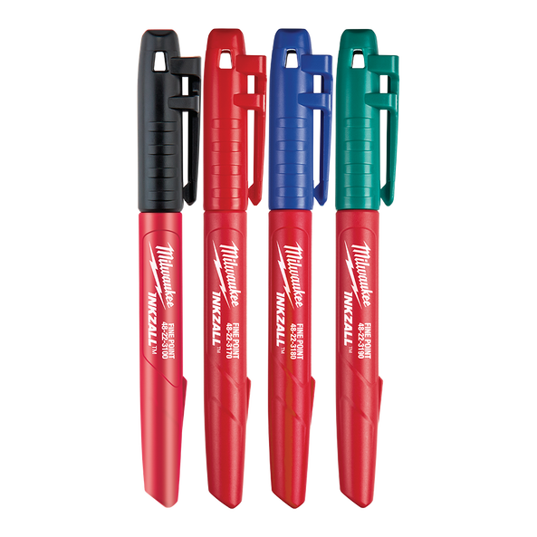 INKZALL™ Colour Fine Point Marker (4 Pk)