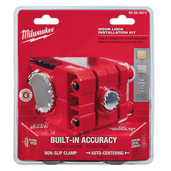 Milwaukee door shop knob jig