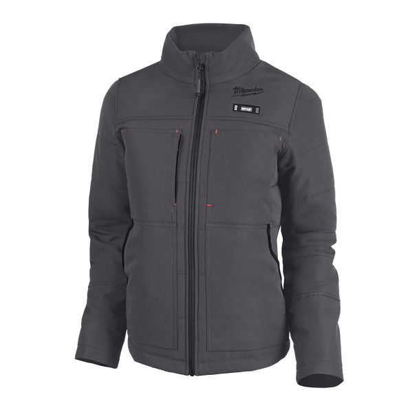 Grey milwaukee heated jacket hotsell
