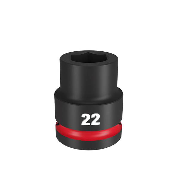 SHOCKWAVE™ 3/4" Drive 22mm Standard 6 Point Impact Socket, , hi-res