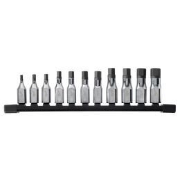 11pc 3/8" Drive Metric Hex Bit Socket Set