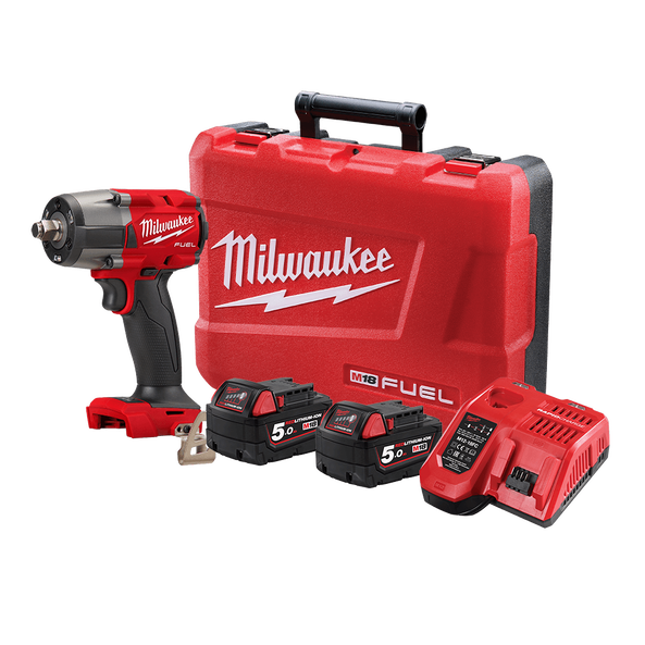 Milwaukee M18 Fuel High Torque Impact Wrench with Friction Ring Kit