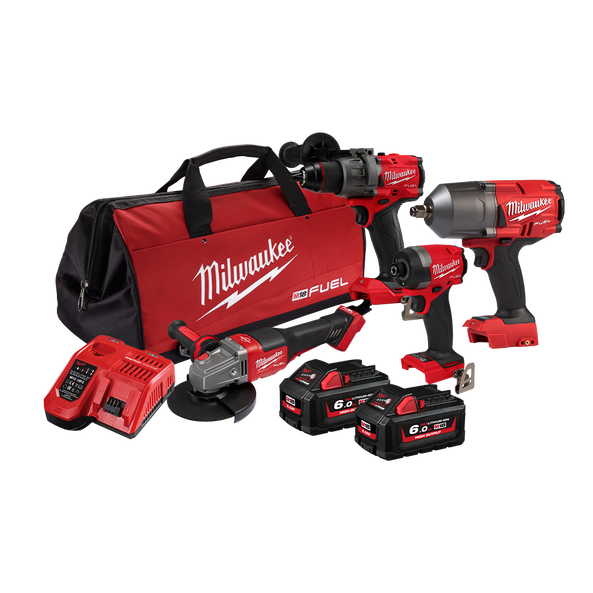 Milwaukee M18 FUEL 4 Piece Power Pack 4D3 M18FPP4D3602B Milwaukee Tool NZ