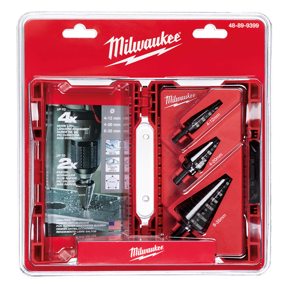 Milwaukee 3 Pc Step Drill Set 48899399 Milwaukee Tool NZ