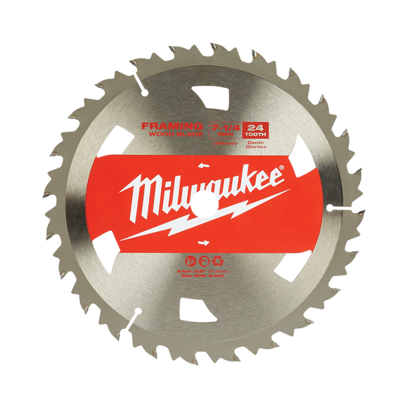 184mm (7 1/4") Basic Framing 24T Circular Saw Blade - Bulk 10