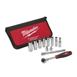 3/8" Drive Socket Set - 12Pc SAE