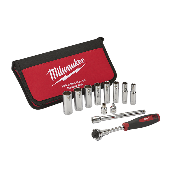 3/8" Drive Socket Set - 12Pc Imperial