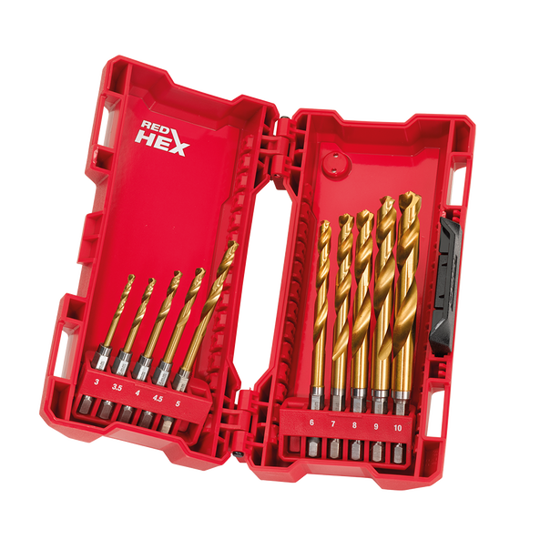 SHOCKWAVE™ Red Hex™ Titanium 10 Pce Kit