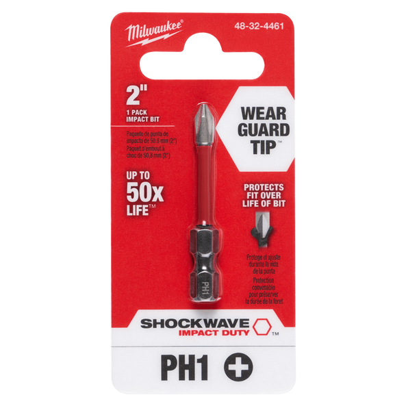 SHOCKWAVE™ Power Bit Phillips #1 50mm (2")