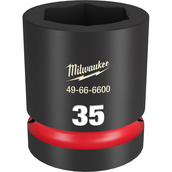 SHOCKWAVE™ 1" Drive 35mm Standard 6 Point Impact Socket, , hi-res