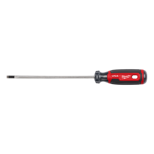 USA Made Cushion Grip Cabinet 4mm (3/16") x 152.4mm Screwdriver, , hi-res