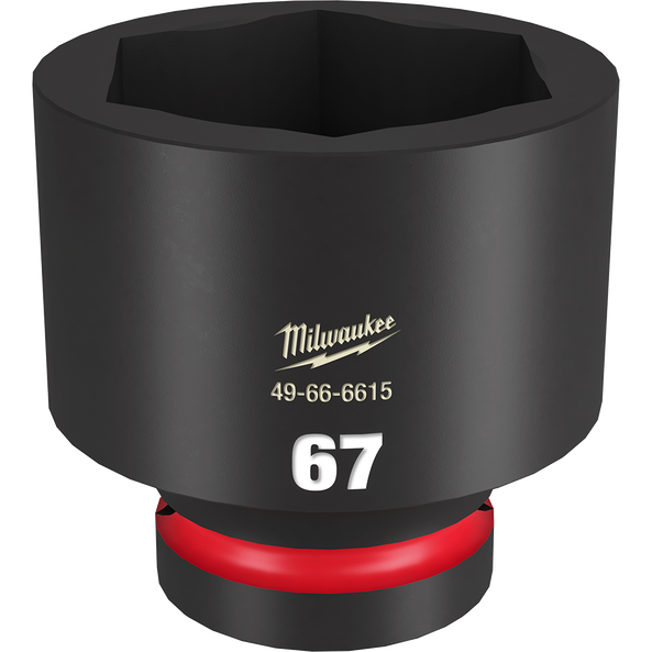 SHOCKWAVE™ 1" Drive 67mm Standard 6 Point Impact Socket, , hi-res