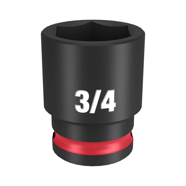 SHOCKWAVE™ 3/8" Drive 3/4" Standard 6 Point Impact Socket, , hi-res