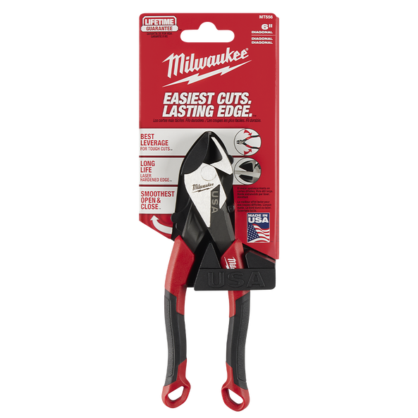 USA Made Comfort Grip 152mm (6") Diagonal Pliers, , hi-res