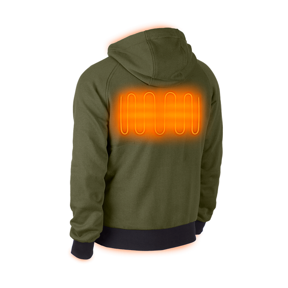 M12™ Heated Hoodie Green - S, Green, hi-res