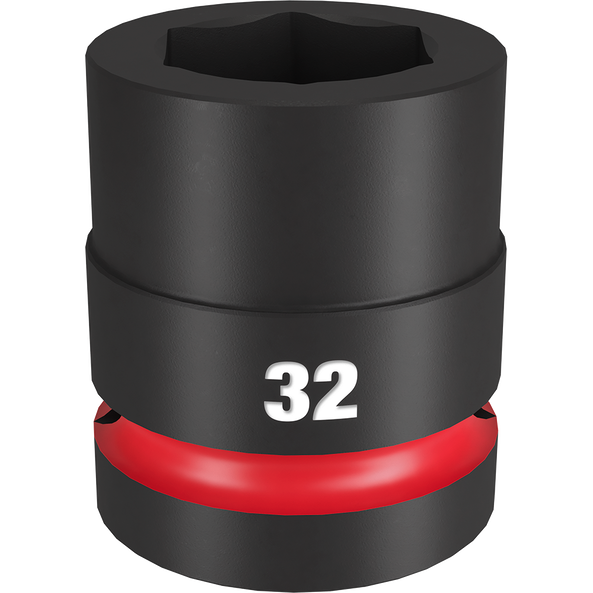 SHOCKWAVE™ 1" Drive 32mm Standard 6 Point Impact Socket, , hi-res