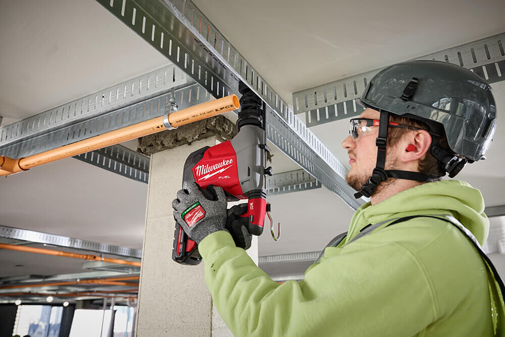 Milwaukee M18 FUEL 16mm Overhead SDS Plus Rotary Hammer with Integrated Dust Extractor and ONE KEY Tool Only M18FHAFOH160 Milwaukee Tool NZ
