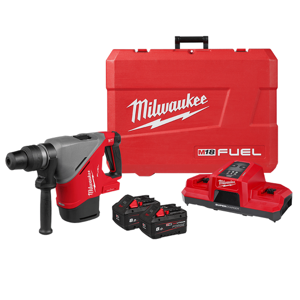 M18 FUEL&trade; 40mm SDS Max Rotary Hammer w/ VACLINK&trade; and ONE-KEY&trade; Kit, , hi-res